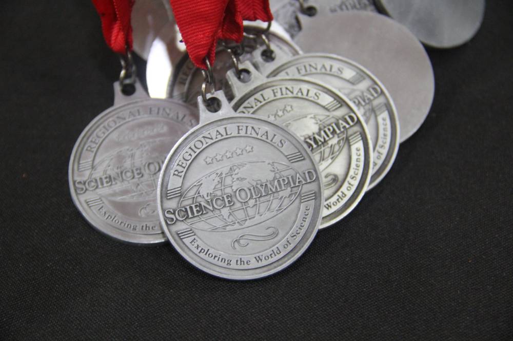 Second Place Science Olympiad Medals
